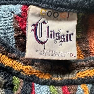 Vintage Coogi Classic Cable Knit Sweater 90's